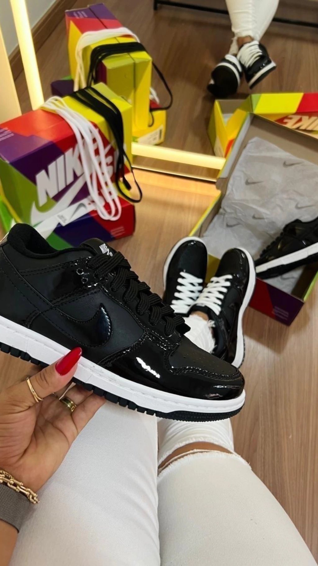 Dunk Low verniz